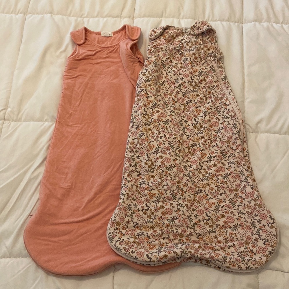 2 Angel Dear bamboo sleep sacks